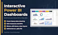 build an interactive power bi dashboard, dax measures and KPI report