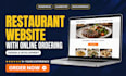 design a restaurant website with online ordering