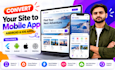 convert website to android and ios app, apk