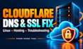 fix cloudflare dns SSL and linux hosting issues