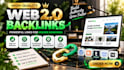 do high authority web 2 0 backlinks manually for SEO ranking