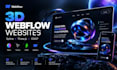 build 3d webflow animated website, babylon js, spline, gsap, three js, webgl