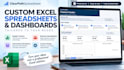 create custom excel spreadsheets and dashboards
