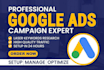 setup and manage google ads search campaign for high roi