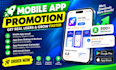 mobile app promotion, mobile app install, app 500 install, users rating review
