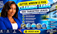 gutter cleaning leads window cleaning ads pool cleaning google meta ads campaign