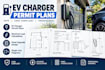 ev charger perm plans electrical load calculations panel upgrade single line d