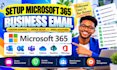 setup microsoft 365 business email custom domain office setup email migration