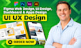 do figma landing page, saas website, figma website design