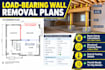 design residential load bearing wall removal framing plans