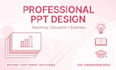 design professional PPT and educational presentation slides