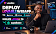 deploy lovable webapp to vercel, railway or netlify, migrate lovable to supabase