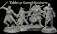 3d sculpt custom tabletop miniatures, fantasy characters, printable stl models
