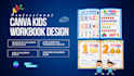 design canva kids workbook, redesign children workbook, print interior layout