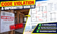draft as built blueprints for code enforcement citation
