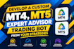 develop custom mt4, mt5 eas, trading bot mql4, mql5 from your strategies