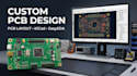 design custom pcb layout in kicad, easyeda and altium