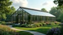 create a custom 3d greenhouse design and layout plan