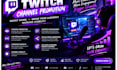 do twitch channel promotion to hit affiliate, partner