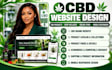 design a professional cbd website and hemp ecommerce store