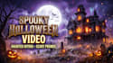 create a scary halloween intro video with horror effects