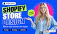 do shopify store design shopify website design shopify dropshipping store setup