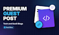 publish premium guest post on tech and saas blogs