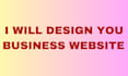 create a stunning business website