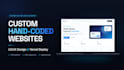 build a premium hand coded website deployed on vercel