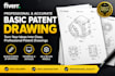 prepare uspto compliant patent drawings and illustrations