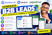 generate b2b leads with seamless ai kanbox and pipedrive