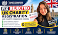 fix rejected UK charity registration and charity commission errors