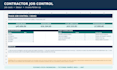 create a custom excel job costing and contractor dashboard