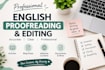 write, edit and proofread your english content