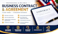 draft a professional business contract and agreement