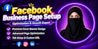 do facebook page setup optimization and design cover banner