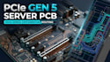 design pcle gen 5  server pcb with high speed differential routing
