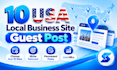 10 USA local business site guest post