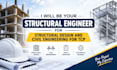 be your structural engineer for structural design and civil engineering for tcp