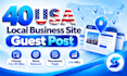 40 USA local business based guest post