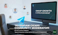 do professional telegram community moderation and management
