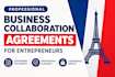 draft business collaboration agreements for entrepreneurs