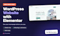 build a wordpress website with elementor, free demo first