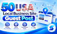 50 USA local business site guest post