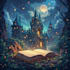 design a professional fantasy novel cover