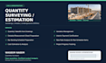 quantity surveyor for quantity takeoff, material takeoff and cost estimation