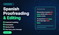 proofread and edit your spanish text