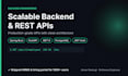 build scalable backend rest apis with java spring boot or fastapi