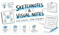 create sketchnotes, visual notes and doodle infographics