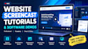 create website screencast tutorials and software demos